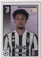 Topps Merlin Heritage 97 2022 Numéro 43 Weston Mckennie Purple Parallel 5/25