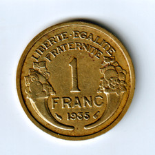1 franc Morlon 1935 (La plus