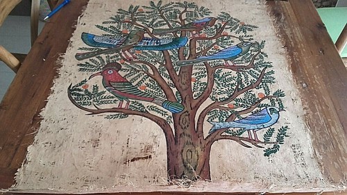 Veritable papyrus oiseaux ibis - veritable,