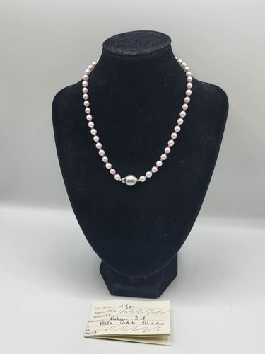 Collier perles akoya - -,