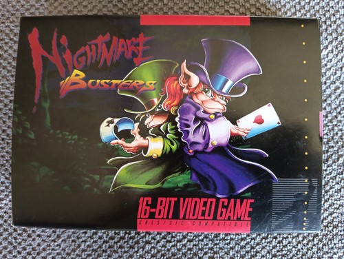Nightmare busters snes super - busters,