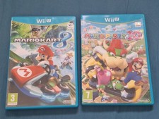 Lot - 2 Jeux Nintendo Wii U - Mario Kart + Mario Party 10 - PAL FR - TTBE 