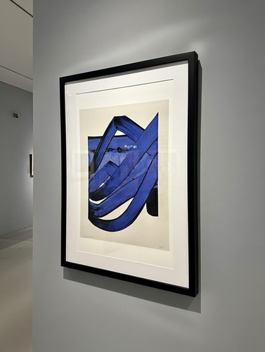 Pierre soulages sérigraphie - soulages,