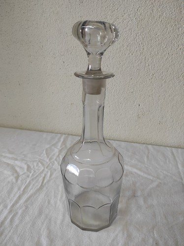Ancienne carafe verre de - en,