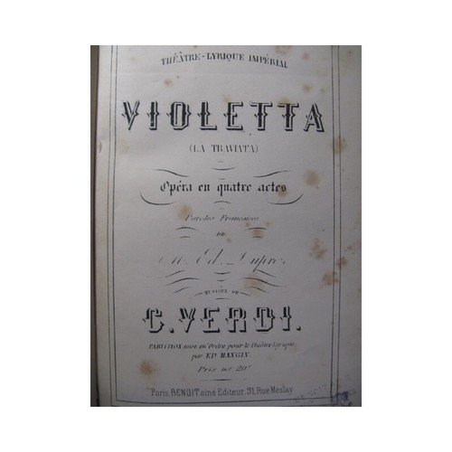 Verdi giuseppe violetta - violetta, la