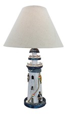 Lampe-phare Lampe à abat-jour en Bois 49 cm Sea-Club