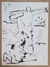 Lithographie noir et blanc