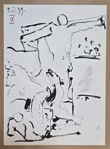 Lithographie noir blanc - lithographie,