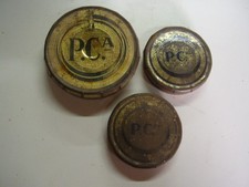 LOT DE 3 BOITES METAL COLLIERS