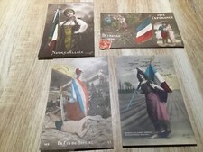 LOT DE 4 CARTES POSTALES