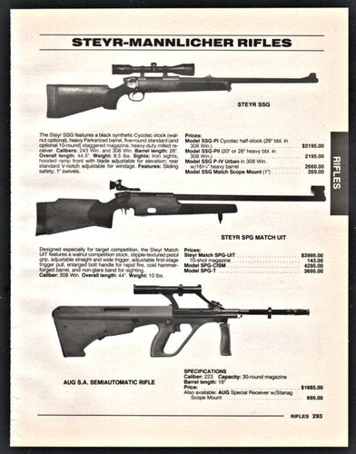 1997 steyr ssg match - ssg,,
