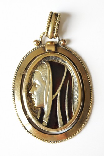 Pendentif ancien vierge marie - pendentif,