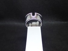 Bague argent rhodié 925/000 de 6g, oxyde / Bijoux d'occasion