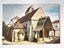 Carte postale SM - Eglise d'AVON (77) Portail et porche en bois XVI° siècle-1967