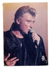 JOHNNY HALLYDAY petit PLV a poser Editions M.C. Reportages JOHNNY A BERCY