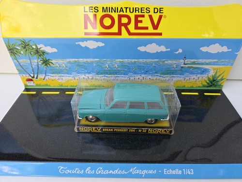 Norev peugeot 204 break neuve - peugeot,