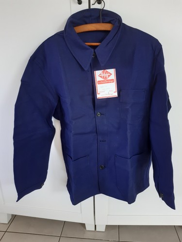 Ancienne veste bleu travail - veste,