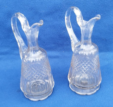 Lot 2 carafes pichet cristal