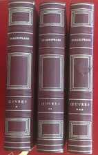 SHAKESPEARE OEUVRES 3 TOMES