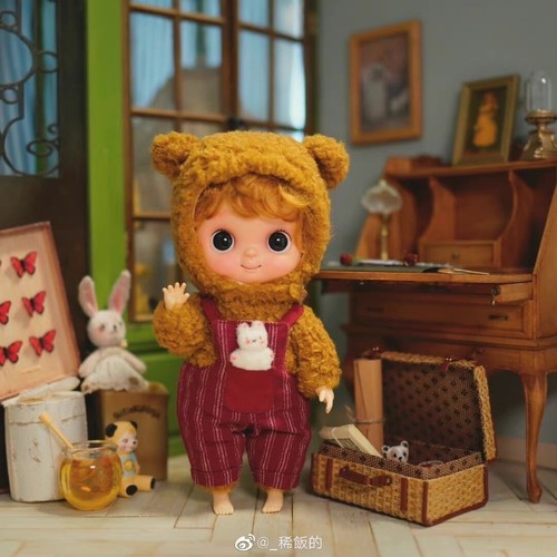 18cm bjd doll - doll, accessories