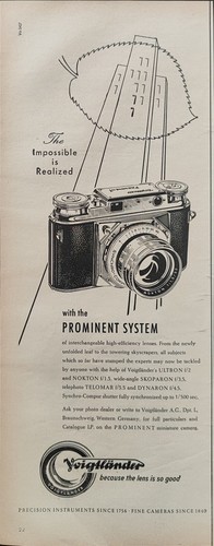 Voigtlander prominent système - voigtlander,