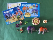 PLAYMOBIL N°4235. CIRQUE ACROBATE ENFANTS ELEPHANTEAUX