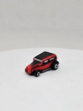 Ford '32 Chopped Micro Machines Insiders, Galoob 1989, rougenoir, loose