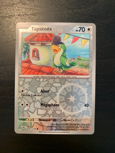Carte pokémon reverse - carte,