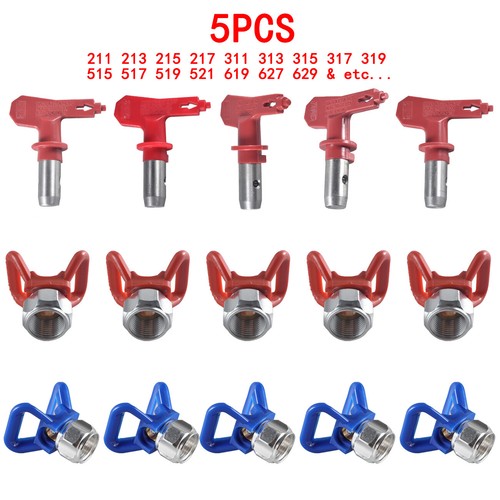 5pcs red airless - airless, spray
