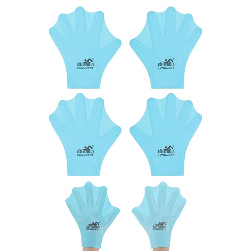 Gants natation silicone - , 2