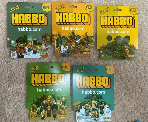 Habbo 2005 vintage prepaid - habbo,