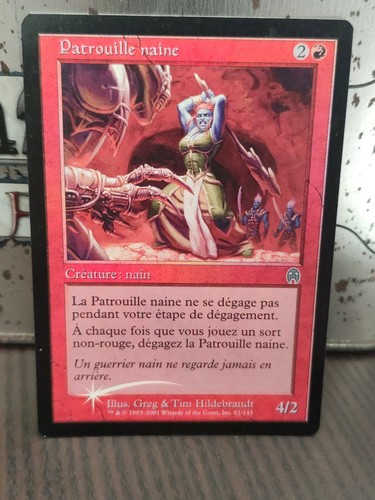 Mtg dwarven patrol - mtg, patrouille
