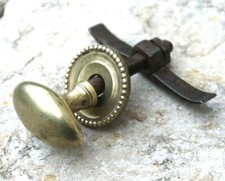 ancienne poignée et rosace pour porte serrure targette clenche n6