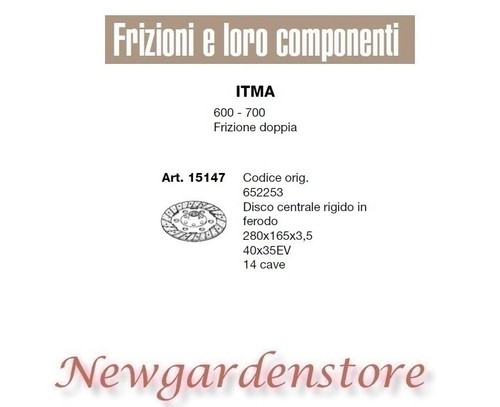 Disque ferodo 15147 tracteur - disque,