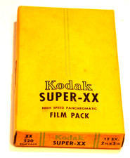 KODAK  SUPER-XX FILM PACK-6 X