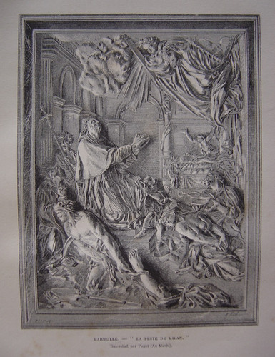 Gravure marseille c1890 la - gravure,
