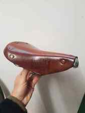 Selle de vélo en cuir Idéale Diagonale n°92 Made in France Neuve