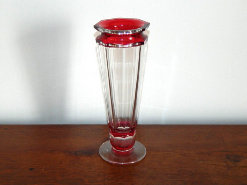 Superbe ancien vase cristal - ancien, en