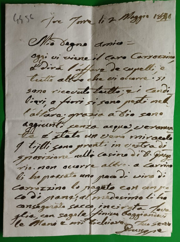 Xixe siècle lettre écrit - lettre, À
