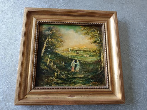 Tableau peinture huile sur - tableau,