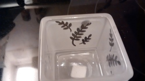 Partylite square votive - square,
