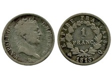 1 Franc Napoléon Ier Tête Laurée Revers Empire