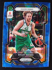 Brady Manek 2023-24 Panini Prizm Euroleague BLUE ICE /125 Zalgiris Kaunas 