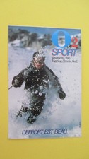sticker vintage, Vêtements : Ski, Jogging, Tennis, Golf. O2 SPORT (15 x 10 cm)
