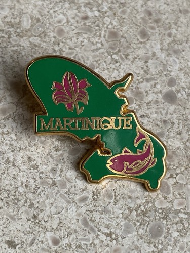 Pin martinique doré or - martinique,