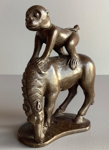 Ancienne statuette bronze - en,