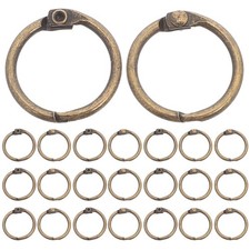  Lot de 50 anneaux de reliure en métal pour journaux, pinces de verrouillage