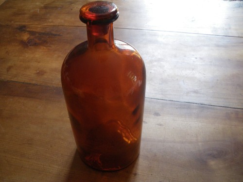 Bouteille ancienne verre moule - ancienne,
