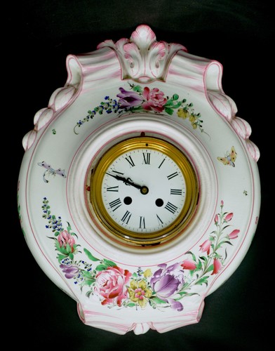 Pendule murale faience de - pendule,