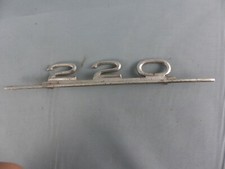 MERCEDES 220 sigle monogramme